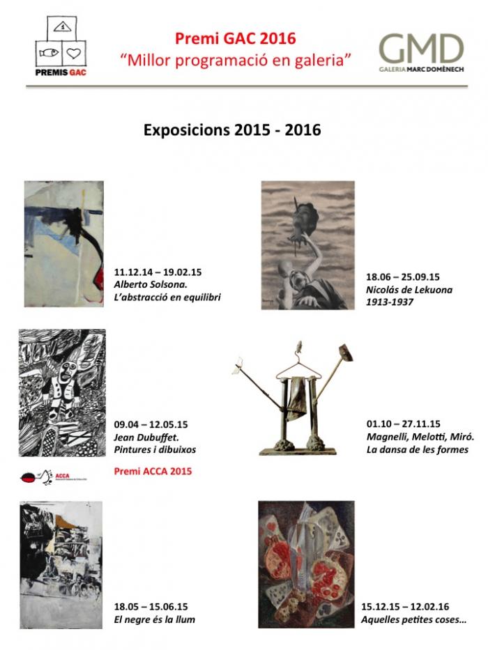 Exposicions 2015-2016