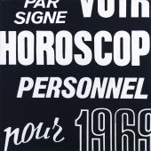 Joan Rabascall, "Horoscope Personnel", 1969 photografic emulsion on canvas 120 x 120 cm