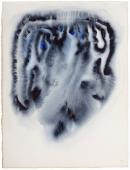Henri Michaux, "Sans titre", 1970 acuarela y acrílico sobre papel 37,5 x 28,5 cm