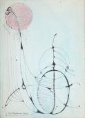 Magda Bolumar, "Untitled", 1965 ink on cardboard 32 x 25 cm
