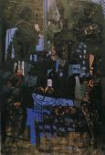 Francisco Bores, 'Personnages à l'aube (Personajes al alba) 1938  oil on canvas 130 x 89 cm