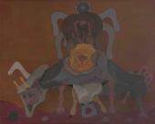 Jorge Camacho, 'L'Âne-Timon' 1973 óleo sobre tela 130 x 162 cm