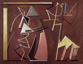 Alberto Magnelli, 'Conciliabules distraits', 1935 oli sobre tela 100 x 130 cm