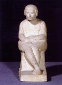 Manolo Hugué, "Femme aux mains jointes", 1930 terracotta 19,5cm.