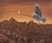 Perejaume, 'Jardí volador' 1980 óleo sobre tela 54 x 64 cm