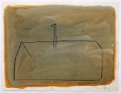 H.Pijuan, "Sense títol 29", 1987 gouache and pencil on Arches paper 50 x 65,5 cm