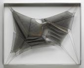 Manuel Rivera "Tiritaña XI" 1975 metal mesh, wire and aluminium frame 65 x 81 cm