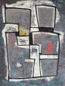 Jaume Sans, "Sin título'", c.1955 óleo sobre tela 143 x 108,5 cm