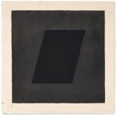 Sol Lewitt 'Parallelogram' 1982 tinta sobre papel 56 x 56 cm