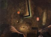 Antoni Tàpies, "Past", 1950 acuarela sobre papel 45 x 65 cm