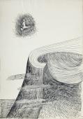 Jaume Sans, "Sense títol", 1932-1935 tinta sobre paper 31,2 x 22 cm
