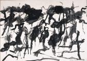 Esteban Vicente, "Untitled", 1967 ink on paper 48,5 x 70 cm