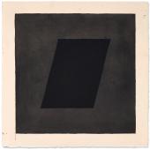 Sol LeWitt, "Parallelogram", 1982, tinta china y aguada sobre papel, 56 x 56 cm
