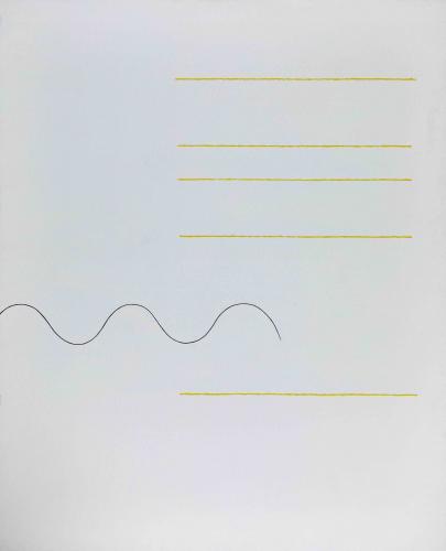 Pic Adrian, "Principio", 1966 acrylic on canvas 96 x 78,5 cm